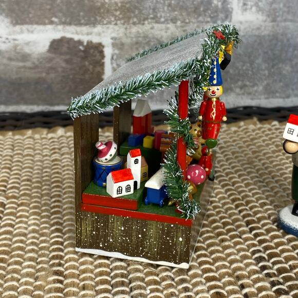 Kathe Wohlfahrt Winter Wonderland Toy Booth Hand Crafted Wooden Christmas Decor - Picture 7 of 16